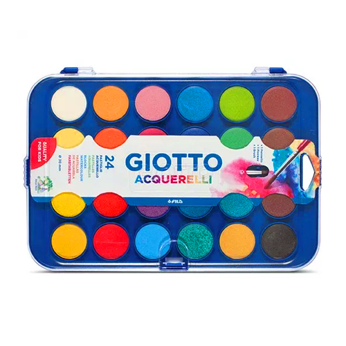 Acuarelas Giotto 36 Colores Estuche Pinceles Listo Para Usar